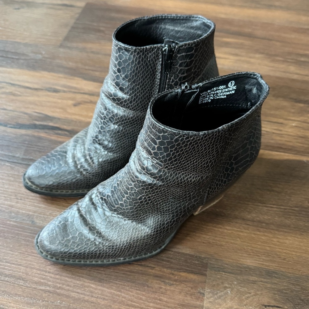 Very G Snake Skin Boots